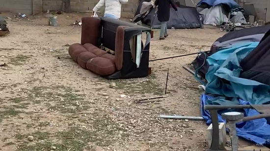 Wind is unkind to campers